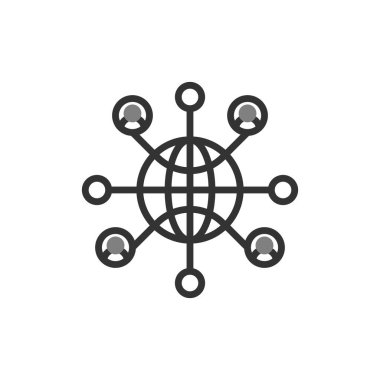 Kişisel ve ticari kullanım için ağ simgesi 