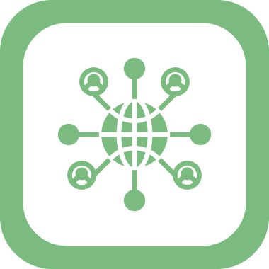 Kişisel ve ticari kullanım için ağ simgesi 