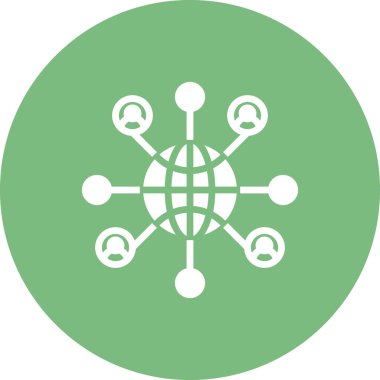 Kişisel ve ticari kullanım için ağ simgesi 