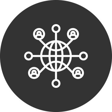 Kişisel ve ticari kullanım için ağ simgesi 