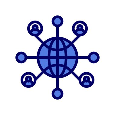 Kişisel ve ticari kullanım için ağ simgesi 