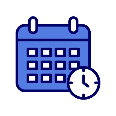 takvim vektörü ince çizgi simgesi