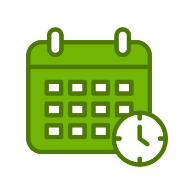 takvim vektörü ince çizgi simgesi