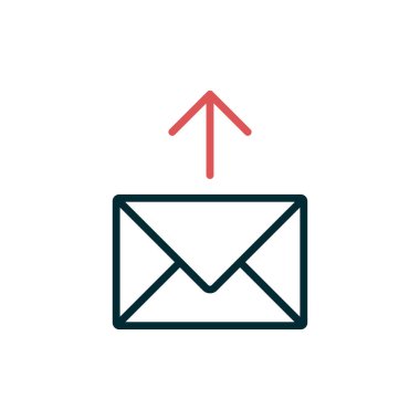 E- posta simgesi, vektör illüstrasyon tasarımı