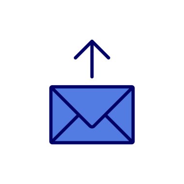 E- posta simgesi, vektör illüstrasyon tasarımı