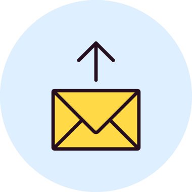 E- posta simgesi, vektör illüstrasyon tasarımı