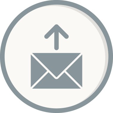 E- posta simgesi, vektör illüstrasyon tasarımı