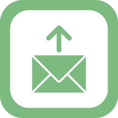 E- posta simgesi, vektör illüstrasyon tasarımı