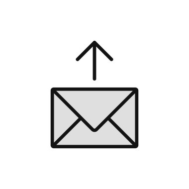 E- posta simgesi, vektör illüstrasyon tasarımı