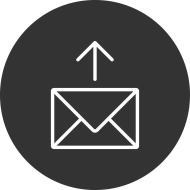 E- posta simgesi, vektör illüstrasyon tasarımı