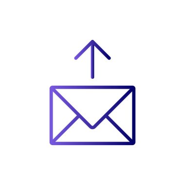 E- posta simgesi, vektör illüstrasyon tasarımı