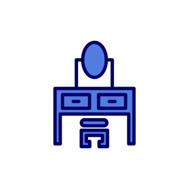 Masa. Web simgesi basit tasarım