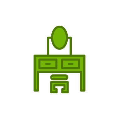 Masa. Web simgesi basit tasarım