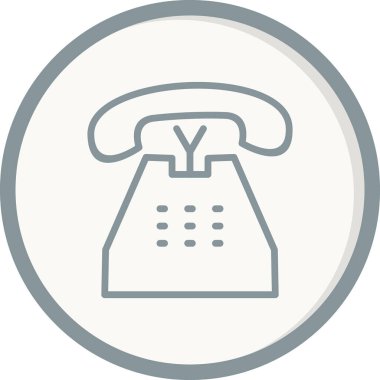 Telefon simgesi, vektör illüstrasyon tasarımı