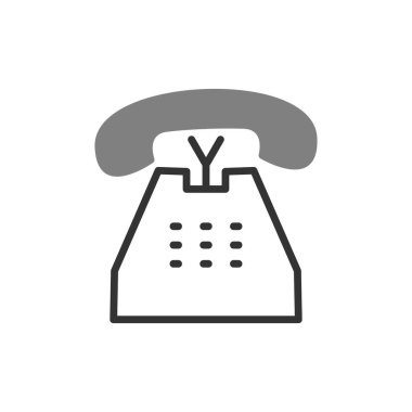 Telefon simgesi, vektör illüstrasyon tasarımı