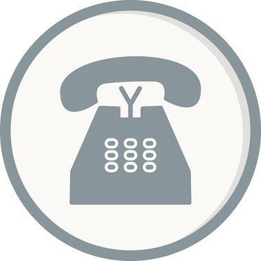 Telefon simgesi, vektör illüstrasyon tasarımı