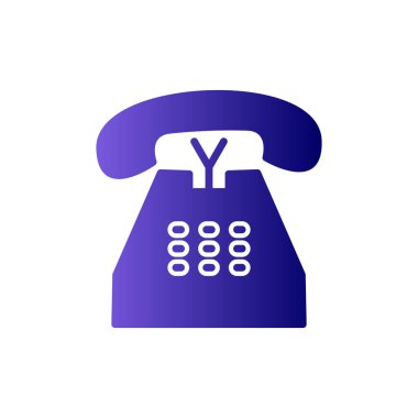 Telefon simgesi, vektör illüstrasyon tasarımı