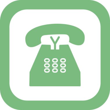 Telefon simgesi, vektör illüstrasyon tasarımı