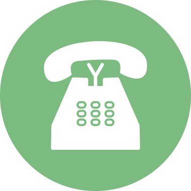 Telefon simgesi, vektör illüstrasyon tasarımı