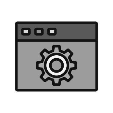 simple web interface icon, vector illustration