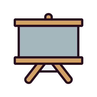 tahta vektör simgesi düz simgesi