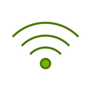 wifi modern ikon vektör çizimi
