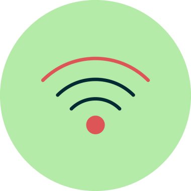 wifi modern ikon vektör çizimi