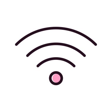 wifi modern ikon vektör çizimi