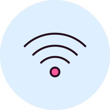wifi modern ikon vektör çizimi