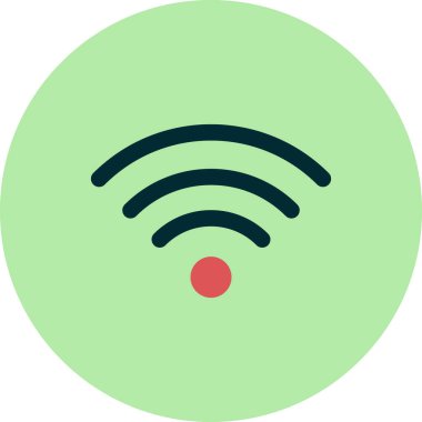 wifi modern ikon vektör çizimi
