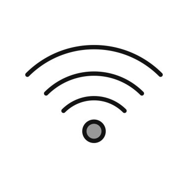 wifi modern ikon vektör çizimi