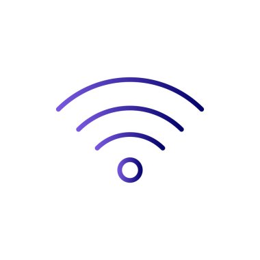 wifi modern ikon vektör çizimi