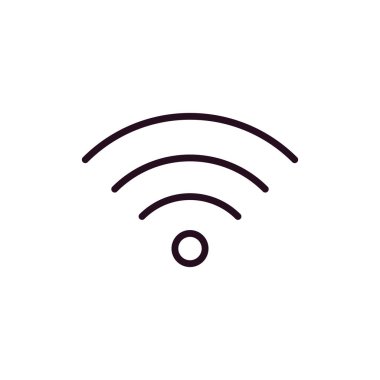 wifi modern ikon vektör çizimi