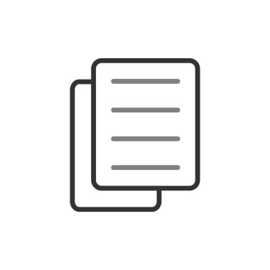 Belge. Web simgesi basit tasarım