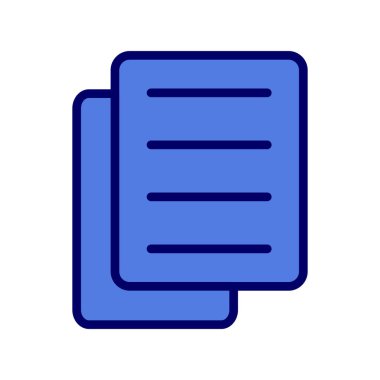 Belge. Web simgesi basit tasarım