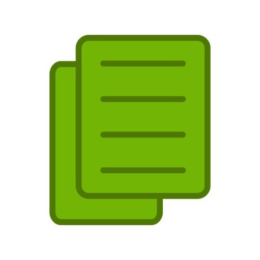 Belge. Web simgesi basit tasarım