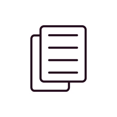 Belge. Web simgesi basit tasarım