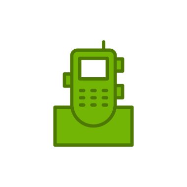 Kablosuz modern simge vektör çizimi