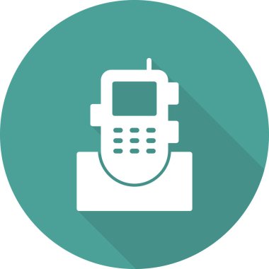 Kablosuz modern simge vektör çizimi