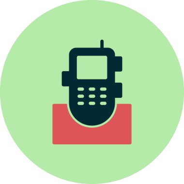 Kablosuz modern simge vektör çizimi