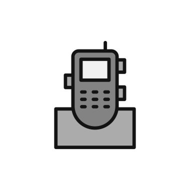 Kablosuz modern simge vektör çizimi