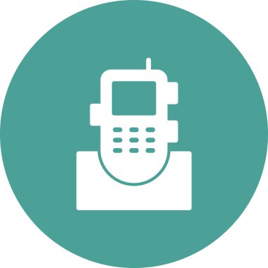 Kablosuz modern simge vektör çizimi