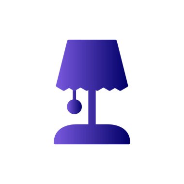 Masa Lambası Modern ikon vektör çizimi