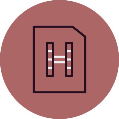 Moda biçimi izole edilmiş arkaplan simgesi 