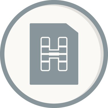 Moda biçimi izole edilmiş arkaplan simgesi 