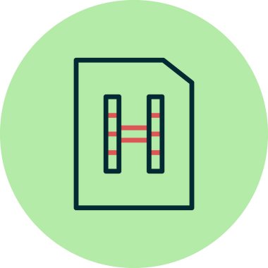 Moda biçimi izole edilmiş arkaplan simgesi 