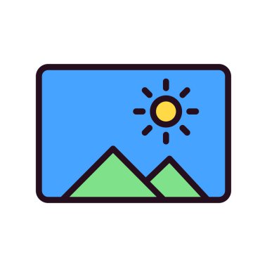 Modern simge vektör illüstrasyonunu göster