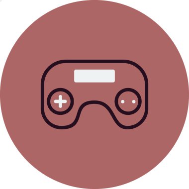 joystick modern simge vektör çizimi