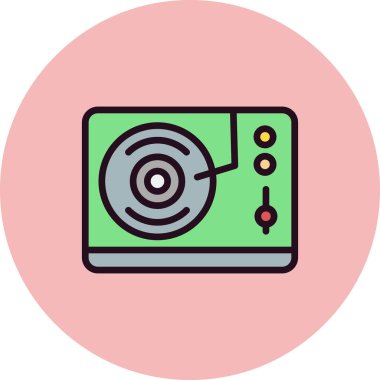 Çalan modern simge vektör illüstrasyonunu kaydet