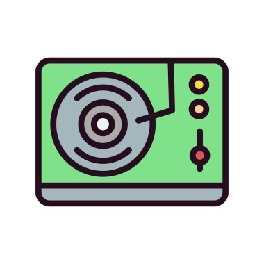 Çalan modern simge vektör illüstrasyonunu kaydet